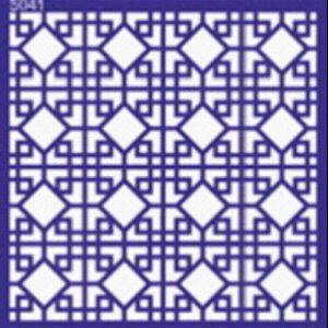 Трафарет самоклеющ.многораз14,5х14,5см №5041 СЕТЧАТЫЙ ОРНАМЕНТ МОЗАИЧНЫЙ 3