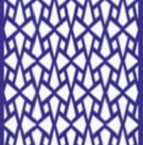 Трафарет самоклеющ.многораз14,5х14,5см №5046 СЕТЧАТЫЙ ОРНАМЕНТ ГЕОМЕТРИЧЕСКИЙ 2