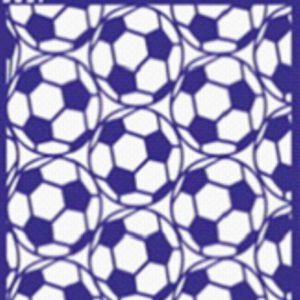 Трафарет самоклеющ.многораз14,5х14,5см №5057 СЕТЧАТЫЙ ОРНАМЕНТ ФУТБОЛЬНЫЕ МЯЧИ