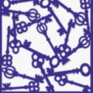 Трафарет самоклеющ.многораз14,5х14,5см №5069 ОРНАМЕНТ КЛЮЧИ