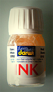 Туш незмивна "Darwi INK" 30мл БІЛА