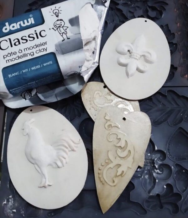 Самозастигаюча маса Classic Darwi 500гр БІЛА - Image 3