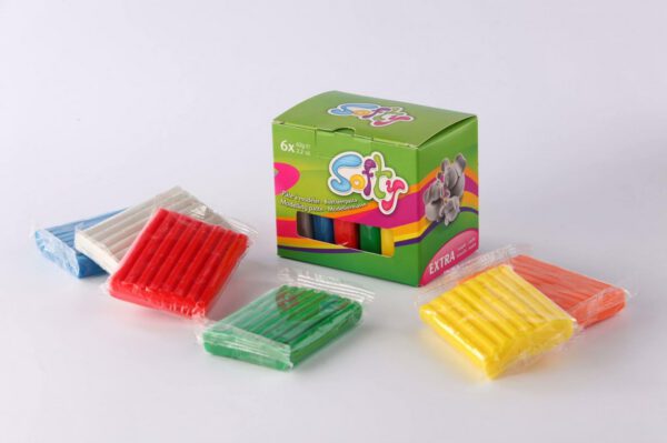 Пластилін на восковій основі Softy Darwi 0,5кг РОЖЕВИЙ - Image 2
