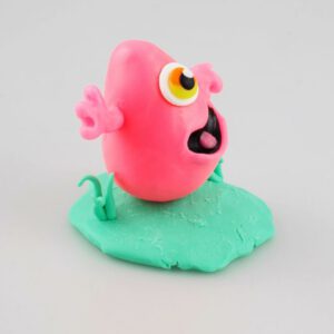 Пластилін на восковій основі Softy Darwi 0,5кг РОЖЕВИЙ