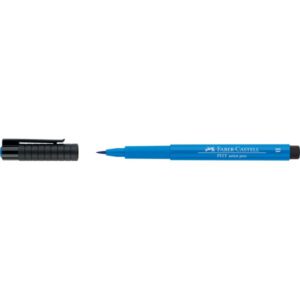 !БЕЗ ЗНИЖОК Маркер перм.з пензл наконечн.Pitt Faber-Castell (110)/167410 СИНЕ-СІРИЙ