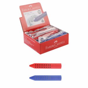 Гумка тригранна " Grip 2001" Faber-Castel 15х15х90мм ЧЕРВОНА//СИНЯ