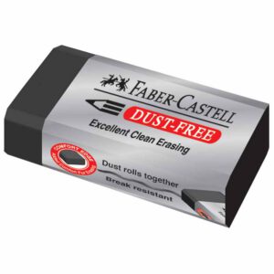 Гумка прямокутн Faber-Castel  45х20х10мм ЧОРНА /187171