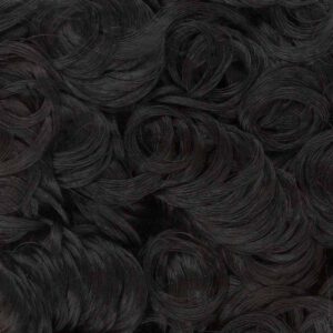Волосы для кукол и игрушек кудрявые 70г ЧЕРНЫЕ