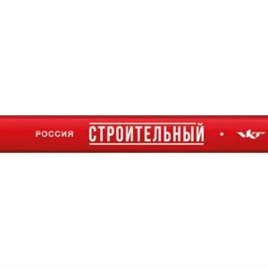 Олівець плотницкий (широкий овальн.корпус) "Строительный" ВКФ 1371 2В ЧЕРВОНИЙ корпус