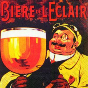 !RR Серветка25х25см "Пиво DE L'ECLAIR"