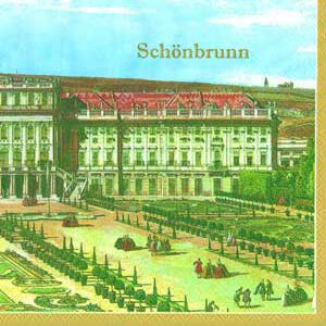 !RR Серветка33х33см "Замок SCHONBRUNN"