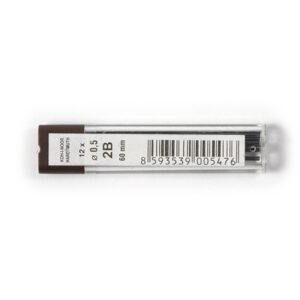Набір стрижнів 4152 Koh-i-noor 2В 0,5мм пласт.пенал 12шт.