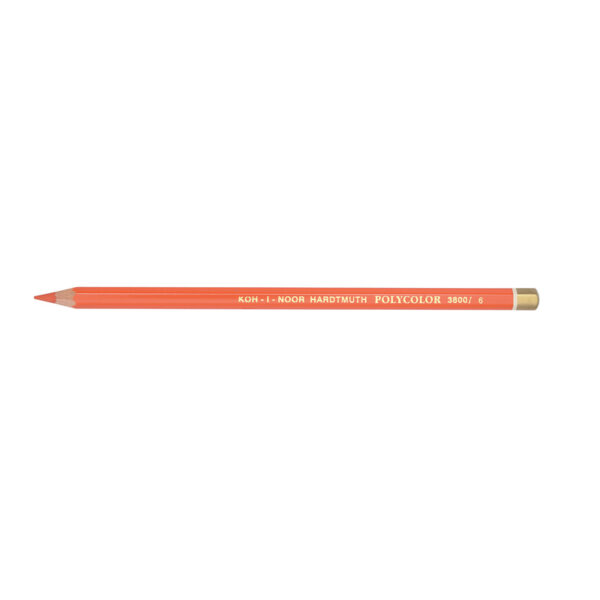 Олівець кольоровий POLYCOLOR Koh-i-Noor ВЕРМИЛЬОН ЧЕРВОНИЙ /3800 /6