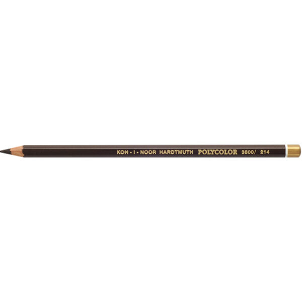 Олівець кольоровий POLYCOLOR Koh-i-Noor ЗЕМЛЯ КОРИЧНЕВА ТЕМНА /3800 /214