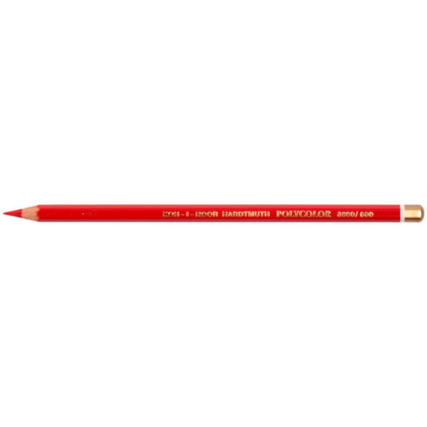Олівець кольоровий POLYCOLOR Koh-i-Noor ЯСКРАВО-ЧЕРВОНИЙ СВІТЛИЙ 3800/600