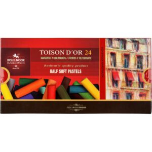 *Набір сухих кольоров.пастелів м'як 1/2."Toison D'or" Koh-i-Noor у картон.упак .24кол