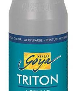 R Фарба акрил.матова "Triton" Solo Goya Kreul 750мл СІРИЙ НЕЙТРАЛЬНИЙ
