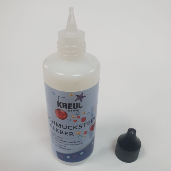 Клей універсальн.(д/текстилю, страз, мозаїки, керам., дерева) Hobby Line Kreul 80мл ПРОЗОРИЙ - Image 2