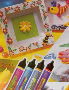 ЗНЯТІ З ВИР-ВА,Контур универсальный опухающий (стирка до 40*С) "Pluster Liner Pen" Kreul 29мл ЗЕЛЕНА МЯТА.