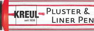 Контур универсальный опухающий (стирка до 40*С) "Pluster Liner Pen" Kreul 29мл ЧЕРВОНИЙ ТЕПЛИЙ