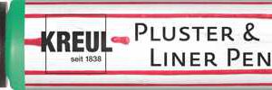 Контур универсальный опухающий (стирка до 40*С) "Pluster Liner Pen" Kreul 29мл ТРАВНЕВА ЗЕЛЕНЬ
