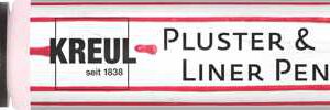 ЗНЯТІ З ВИР-ВА, Контур универсальный опухающий (стирка до 40*С) "Pluster Liner Pen" Kreul 29мл МАДМУАЗЕЛЬ РОЗА