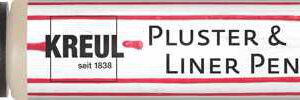 ЗНЯТІ З ВИР-ВА, Контур универсальный опухающий (стирка до 40*С) "Pluster Liner Pen" Kreul 29мл БЛАГЛРОДНА НУГА