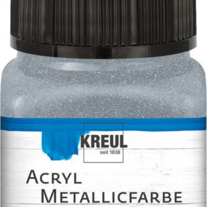 Емаль акрил.глянсова "Metallic Paint" Kreul 20мл СРІБЛО