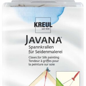RR Кнопки "3-зубець" для натяжки шовку(гострі,нерж.) Javana Kreul 1шт.