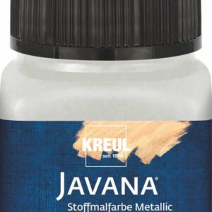 Фарба по світл.та темн.тканинам стійка не розтікається "Metallic" Javana Kreul 20мл СРІБЛО