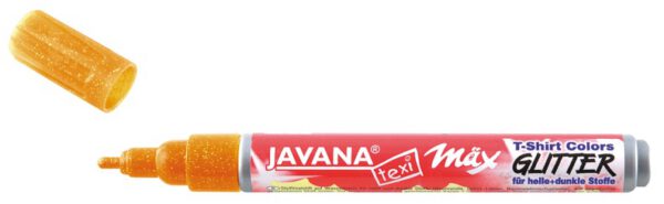 Маркер д/світл.та темн.тканин.(прання 40*) JavanaTex Kreul 2-4мм Glitter ЗОЛОТО