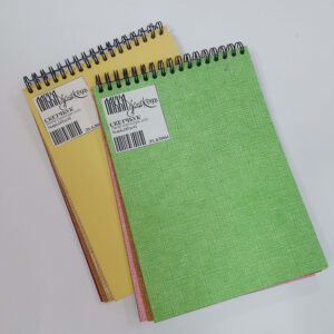 !Блокнот(спіраль) д/малюнку.220гр Папір Структура Льну.вертик.б/обкл. 16арк.А5 у асортіменті