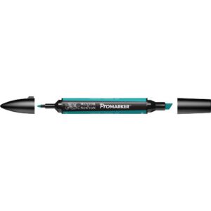 !Нет скидок ProMarker перм.прозор.на спирт.осн.двосторонн.(кругл/скошен.) W&N БІРЮЗОВИЙ C247