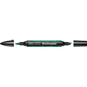 !Нет скидок BrushMarker перм.прозор.на спирт.осн.двосторонн.(скошен./пензлич.) W&N ЗЕЛЕНИЙ СВІТЛИЙ G756