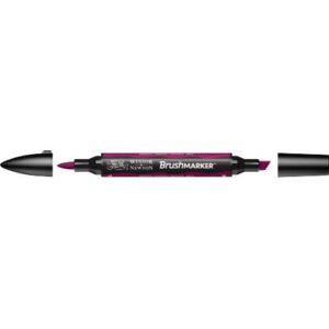 BrushMarker перм.прозор.на спирт.осн.двосторонн.(скошен./пензлич.) W&N БОРДОВЫЙ ТЕМНИЙ M544