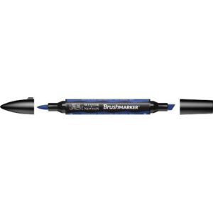 !Нет скидок BrushMarker перм.прозор.на спирт.осн.двосторонн.(скошен./пензлич.) W&N ЄГИПЕТСЬКИЙ СИНІЙ B944