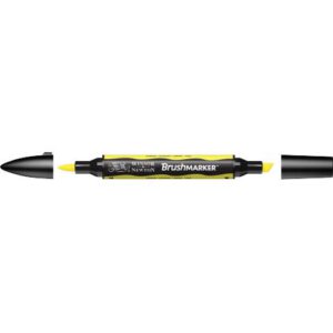 !Нет скидок BrushMarker перм.прозор.на спирт.осн.двосторонн.(скошен./пензлич.) W&N  ЛИМОННИЙ Y747