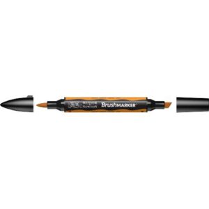 !Нет скидок BrushMarker перм.прозор.на спирт.осн.двосторонн.(скошен./пензлич.) W&N ЯНТАРНЫЙ O567