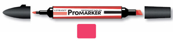 ProMarker перм.прозор.на спирт.осн.двосторонн.(кругл/скошен.) КАРМІН R156 /784265 CARM