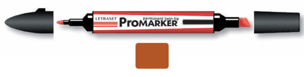 ProMarker перм.прозор.на спирт.осн.двосторонн.(кругл/скошен.) ТЕРРАКОТОВЫЙ O335 /784623 TERR