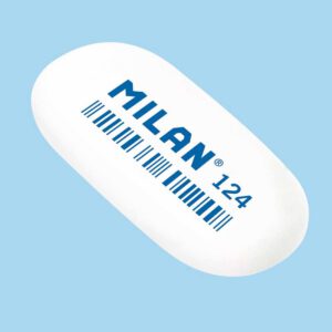 Гумка овальна (синт.каучук) для 3Н-4В "124" Milan  49х23.5х9мм
