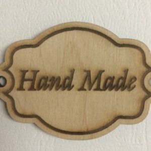 7 Фігура різьблена для декору ШИЛЬДА "Hand Made" (фанера) 6х4см