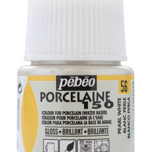 Фарба по порцеляні та кераміці на водн.осн.(випал 150*С) "Porcelaine" Pebeo 45мл БІЛИЙ ПЕРЛАМУТР