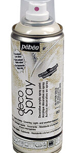 !Нет скидок Аерозоль-Фарба акрилова Decospray Pebeo 200мл ГЛИТТЕР ЗОЛОТО