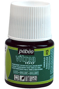 Фарба стійка по склу (обжиг160*) Vitrea 160 Pebeo 45мл СМАРАГДОВИЙ