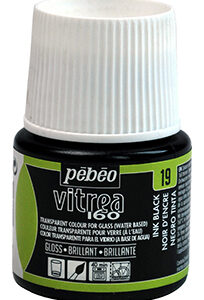 Фарба стійка по склу (обжиг160*) Vitrea 160 Pebeo 45мл ЧОРНІ ЧОРНИЛА