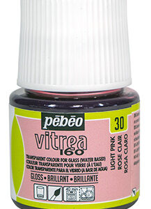 Фарба стійка по склу (обжиг160*) Vitrea 160 Pebeo 45мл РОЖЕВИЙ СВІТЛИЙ