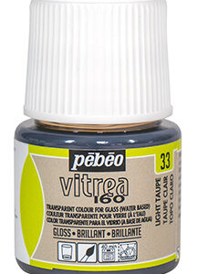 Фарба стійка по склу (обжиг160*) Vitrea 160 Pebeo 45мл ТАУПОВИЙ СВІТЛИЙ
