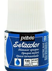 Фарба по світл.та темн.тканин.не розтікається "Setacolor Мерцание" Pebeo 45мл  СИНІЙ ЕЛЕКТРИК