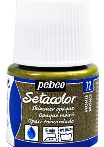 Фарба по світл.та темн.тканин.не розтікається "Setacolor Мерцание" Pebeo 45мл  БРОНЗА